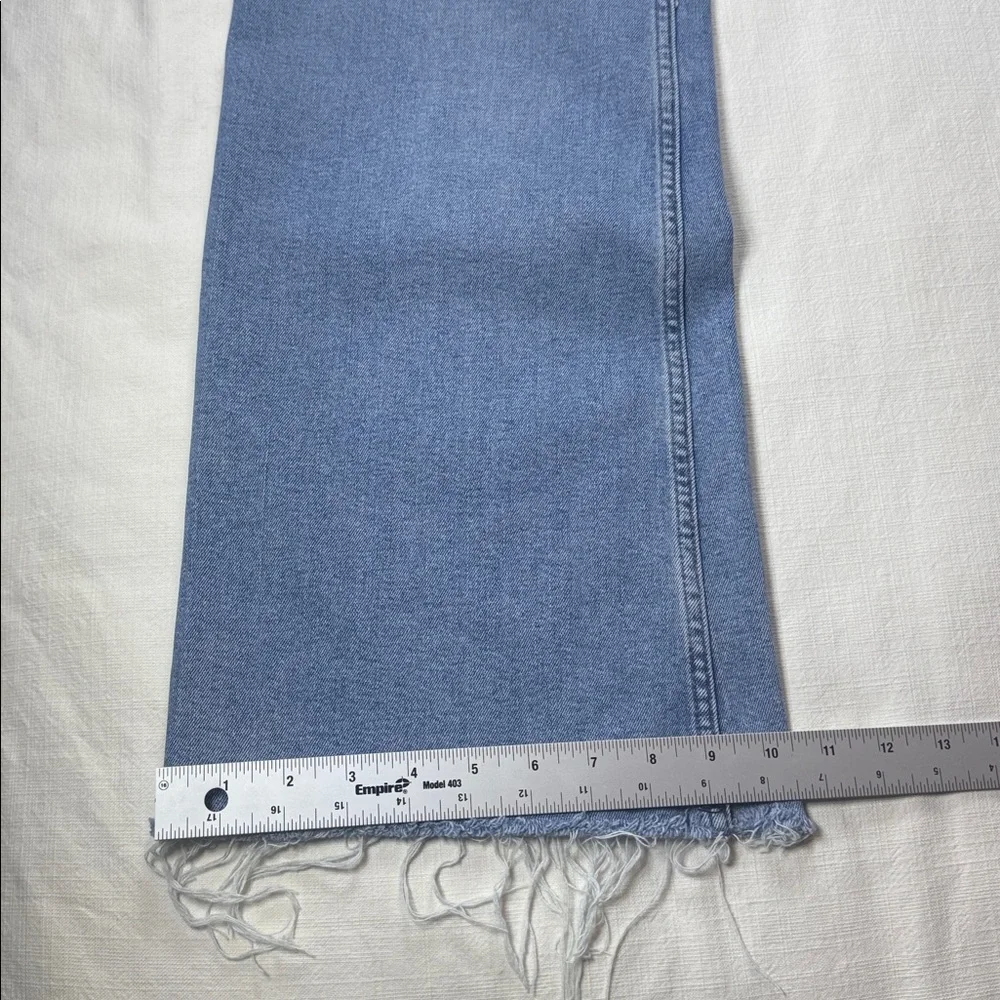 Zara Light Blue wide leg Women's Jeans 4 - Picture 5 of 8